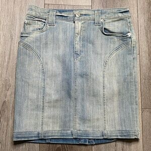 7 for all mankind Denim Skirt Size 28